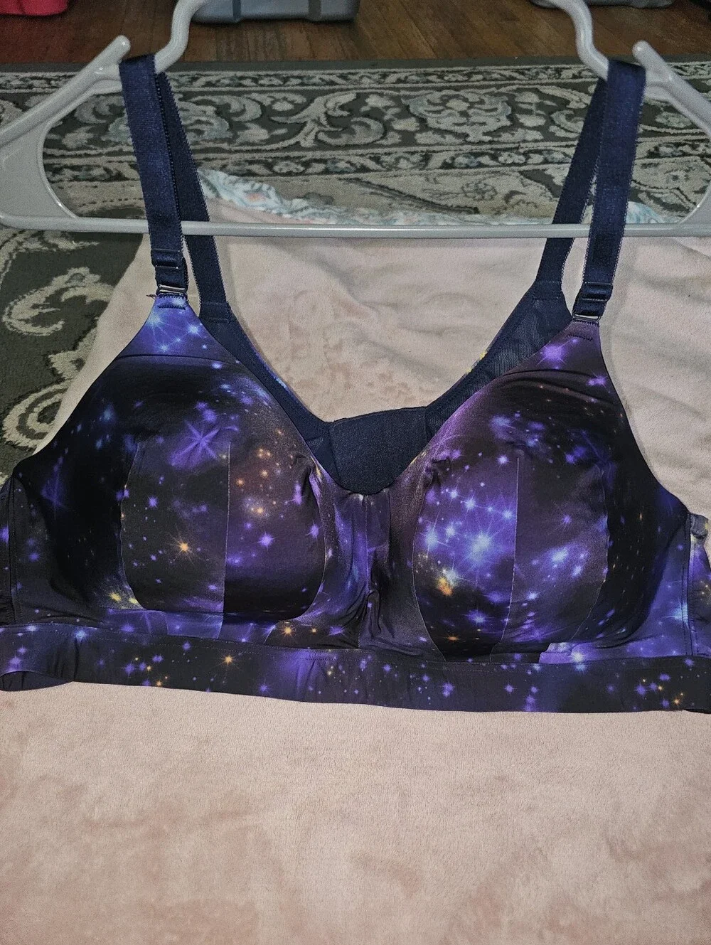 Torrid Bra 46B Purple Galaxy